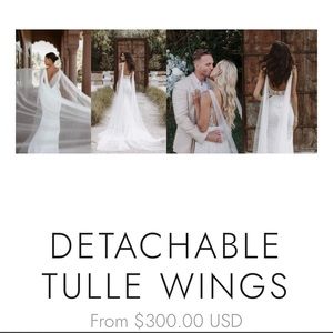 Made With Love Detachable Tulle Wings